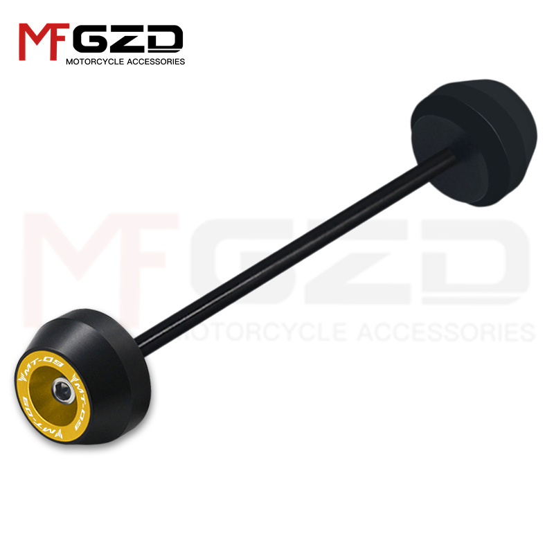 Protecteur de collision d'essieu coulissant de fourche de roue avant et arrière, accessoires de moto mt09 pour YAMAHA MT-09 2022 2023: Argent