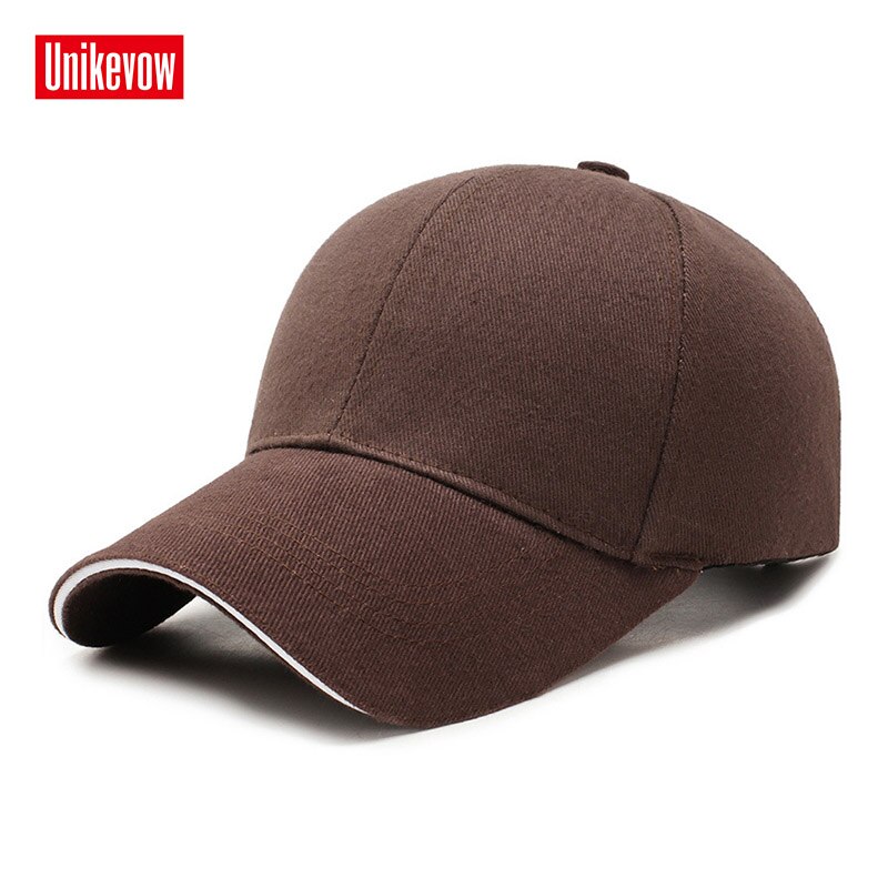 UNIKEVOW 100% cotton Simple style baseball cap For Men And Women Sports Leisure Hats Hip Hop Solid baseball cap