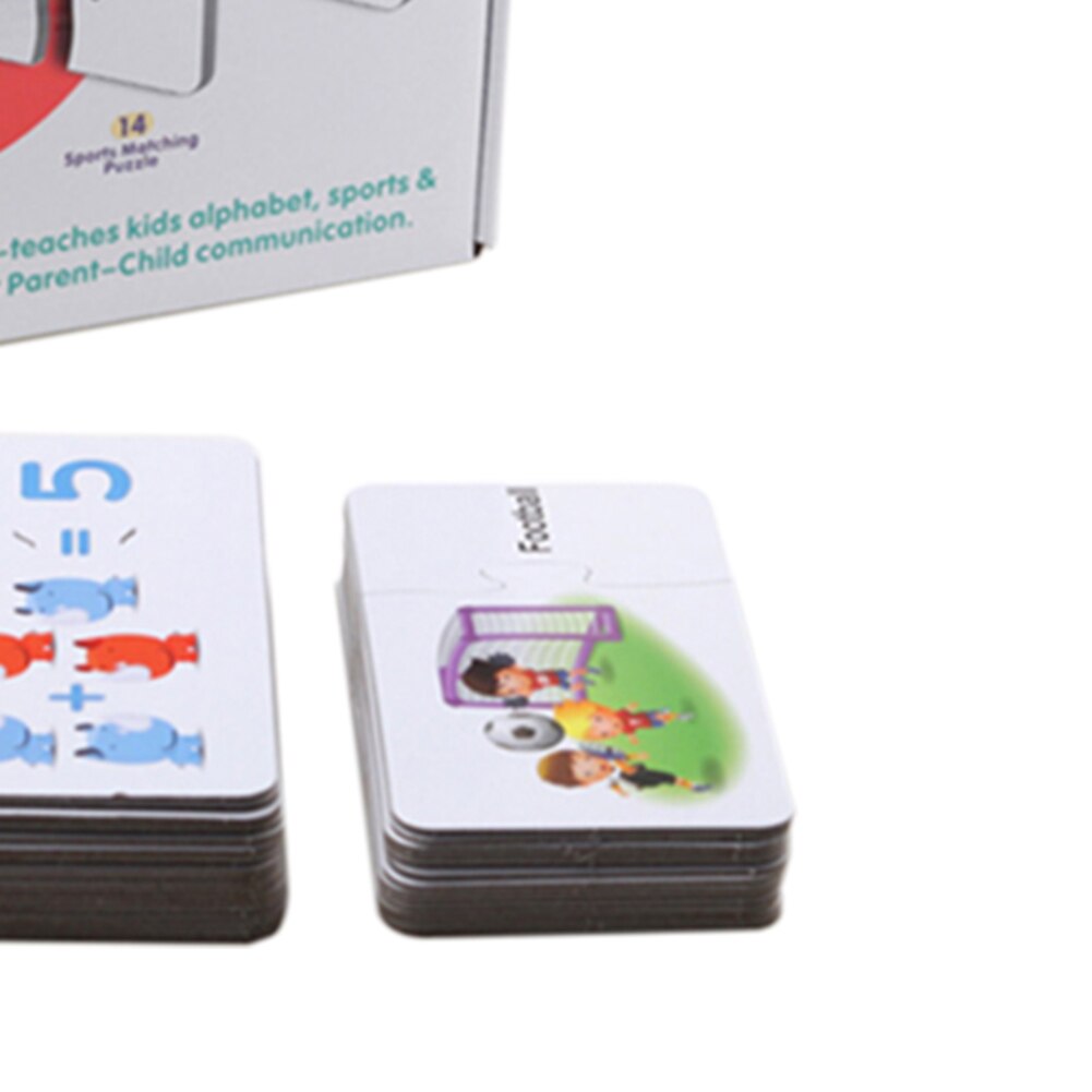 3 In 1 Learning Puzzle Set Alphabet Numbers Puzzle Card Set Early Educational Matching Puzzle Game For Kids Toddlers Children