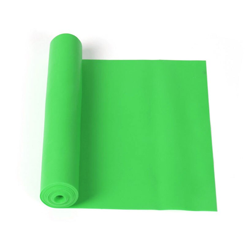 1,2 M elástica Yoga Pilates de goma elástico brazo de la banda de ejercicio pierna Fitness: green