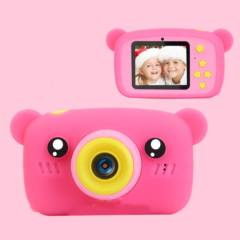 Child camera HD digital Dual camera 2 inch cute cartoon Kid Camera toys children birthday 1200w child toys Camera