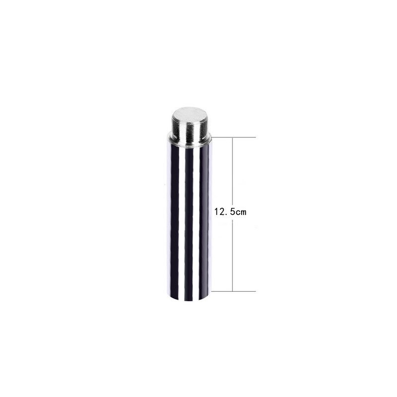 Diamater 45mm x 12.5-25-50 cm forlenger stangrør avtagbart forlengelsesrør stripper stangdans spinnstang eller ryggsekkoppbevaringspose: 12.5cm