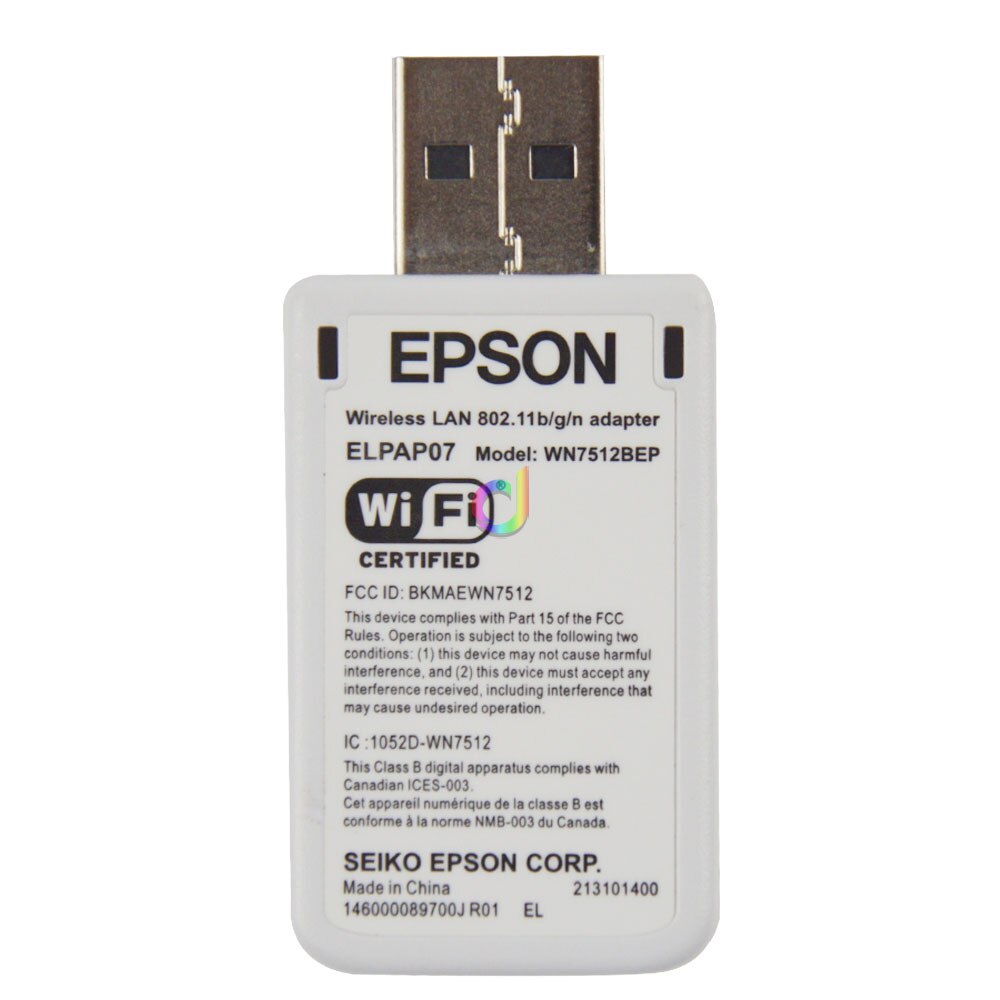 ELPAP07 Projectors Wireless Adapter For EPSON WIRELESS WIFI USB LAN ADAPTER 802.11B/G/N F/STo Projectors