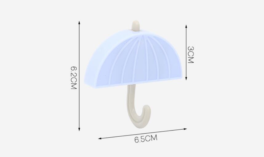 Umbrella Shaped Refrigerator Magnetic Hooks Kitchen Fridge Sticker Magic Storage Hook Hanging Holder Strong magnetic