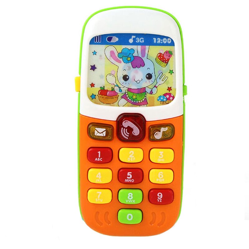 6 tipi di Bambino Intelligente Giocattoli con il Suono & Luce del Flash Giocattoli Elettronici Musicale Del Telefono Telefono Cellulare Per Bambini Giocattoli Educativi regalo di Compleanno regali: A