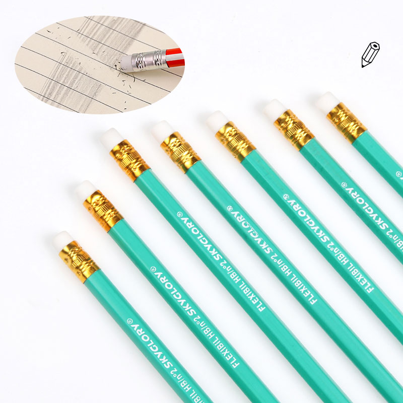 24/48/108Pcs /Lot Sketch Pencil Wooden Lead Pencils HB Pencil With Eraser Child Drawing Pencil School Writing Sketch Stationery