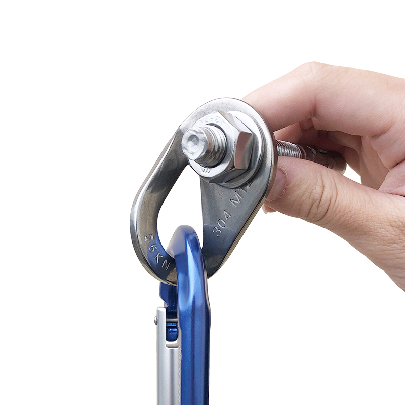 Point d'ancrage d'escalade, écrou en Piton, boulon d'ancrage, plaque de suspension, clou d'expansion, acier inoxydable 304, gréement d'assurage de spéléologie M8 M10 M12