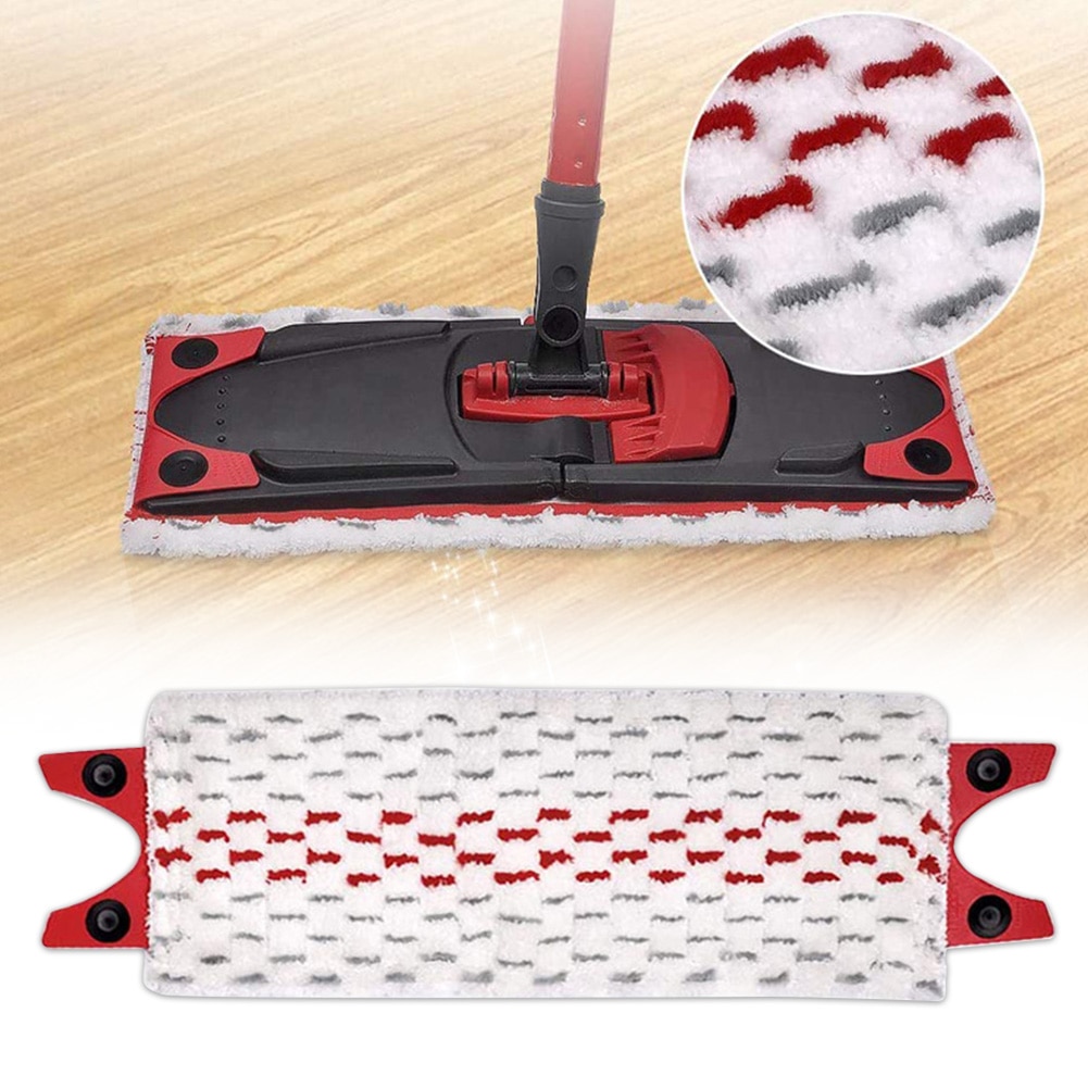3Pcs Vlakke Spin Thuis Vloer Badkamer Schoonmaken Herbruikbare Microvezel Doek Wasbare Mop Pads Accessoires Keuken Voor Vileda Ultramax