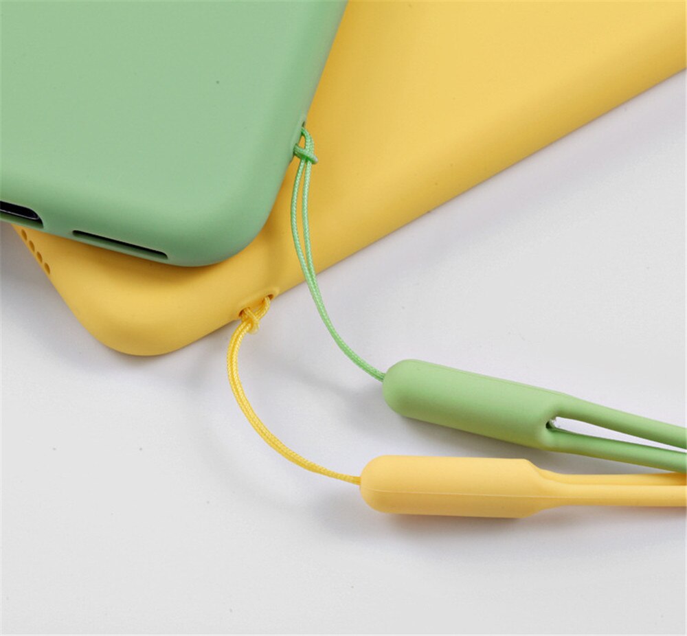 Lanière de téléphone portable corde de main en silicone courte anti-perte couleur lanière de téléphone souple flexible clé U disque lanière multifonction