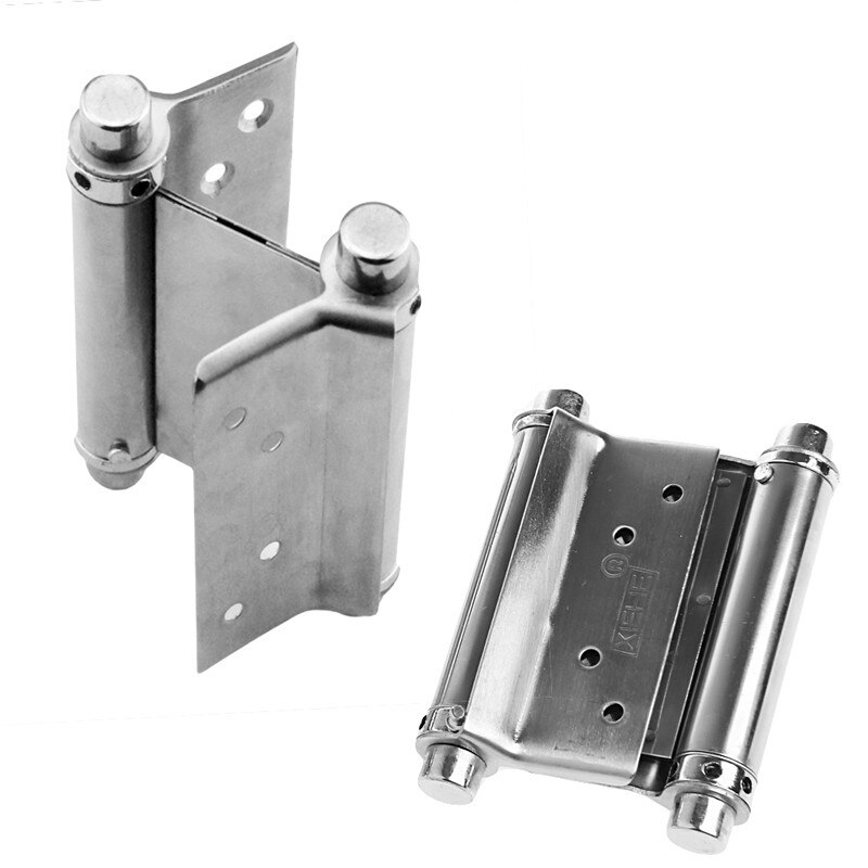 2Pcs 3 &quot;Rvs Inch Dubbelwerkende Lente Scharnier Saloon Cafe Deur Swing