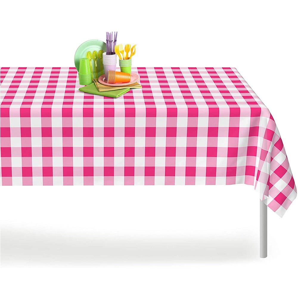 Plastic Wegwerp Regenboog Tafelkleed Verjaardagsfeestje Bruiloft Tafel Dekken Vegen Doek Cover Rechthoekige Bureau Decoratie Doek: 08