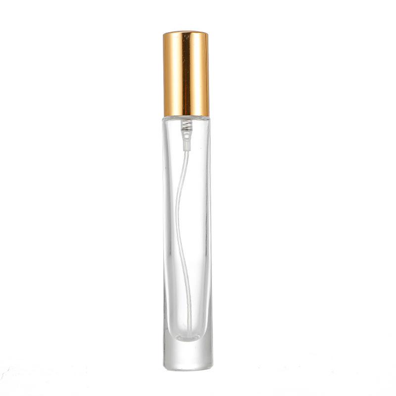 10ML heldere ronde dikke glazen parfumflesjes, lege glazen flesjes, herbruikbare doseerflesjes