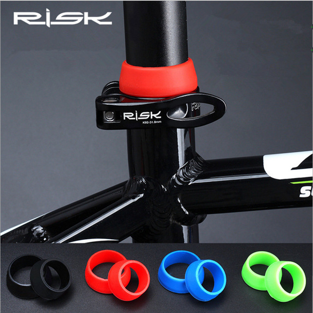 Risiko silikone vandtæt mtb mountainbike cykel ring støvdæksel sadelpind sag dele cykel sadelpost beskyttelse