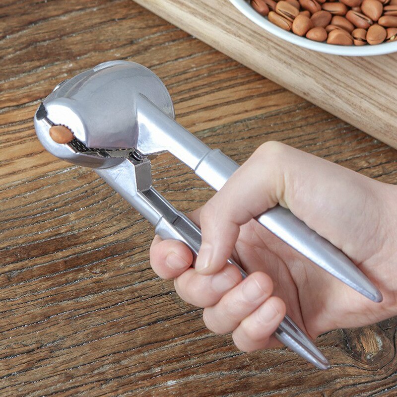 Nutcracker Aluminum Household Cracker Nut Rack Funnel Kitchen Tool Masher Nut Peanut Peanut Walnut Press Peeler