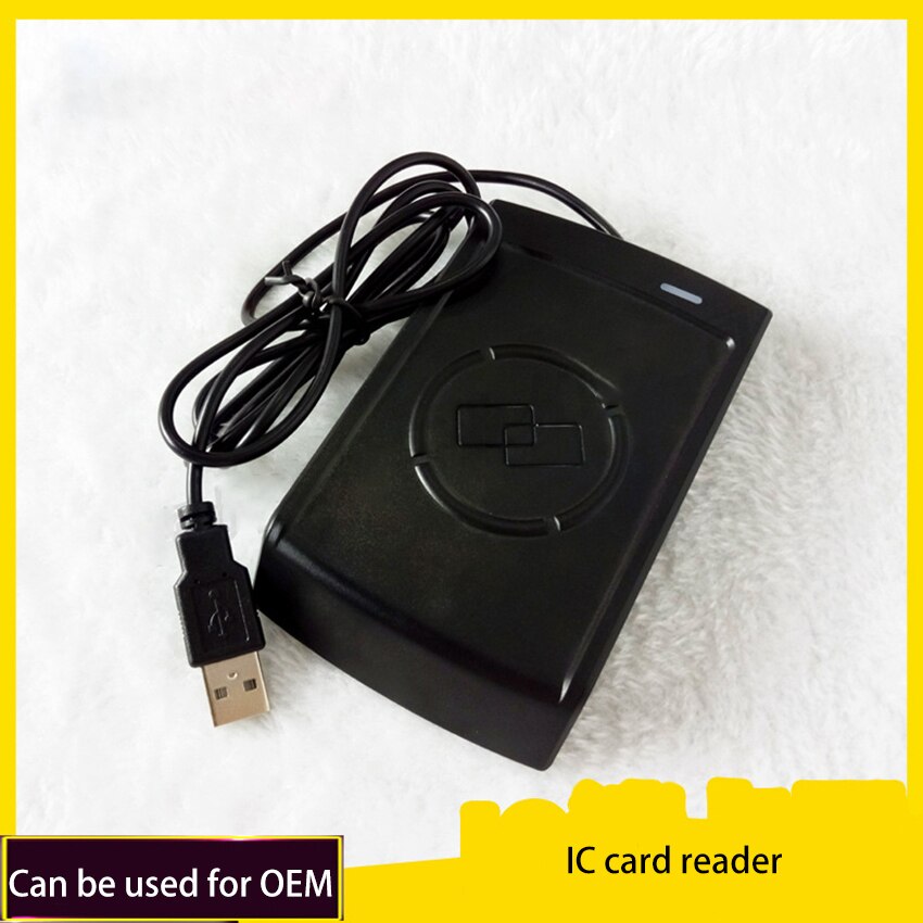 13.56Khz RFID Card Reader USB Port IC Card Reader with Cable for Access Control Time Attendance First 10 Digit