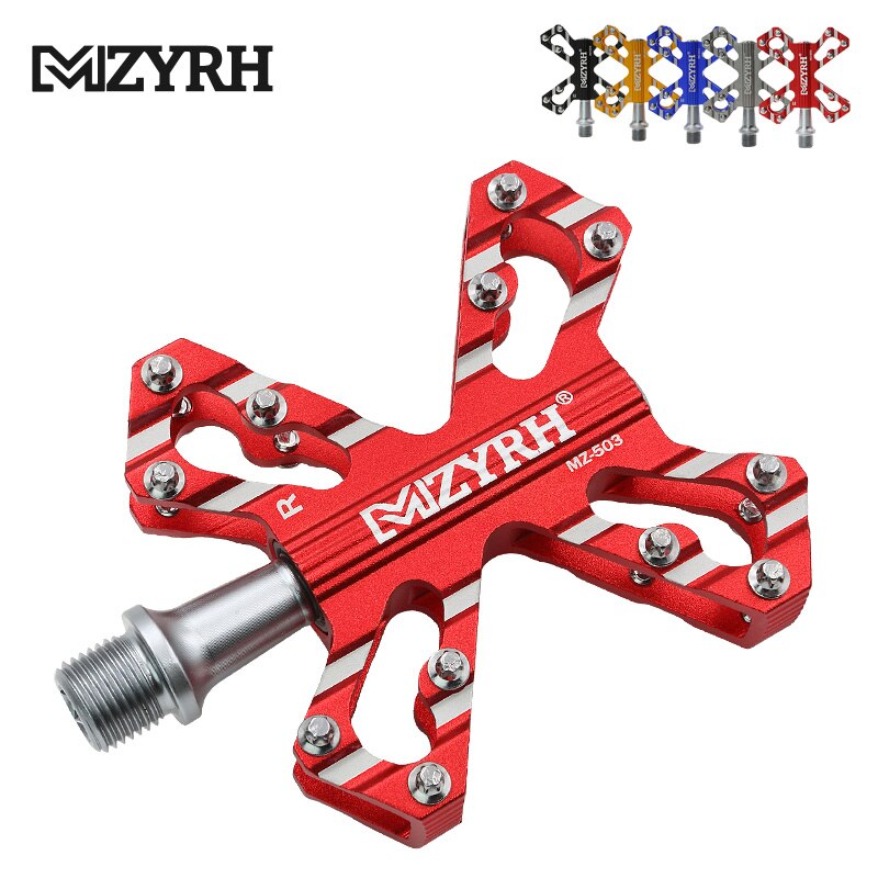 MZYRH 503 Bicycle Pedals MTB Mountain Bike 3Bearing Pedal CNC Machined Aluminum Alloy Ultralight Pedals Road Bicycle Accessories