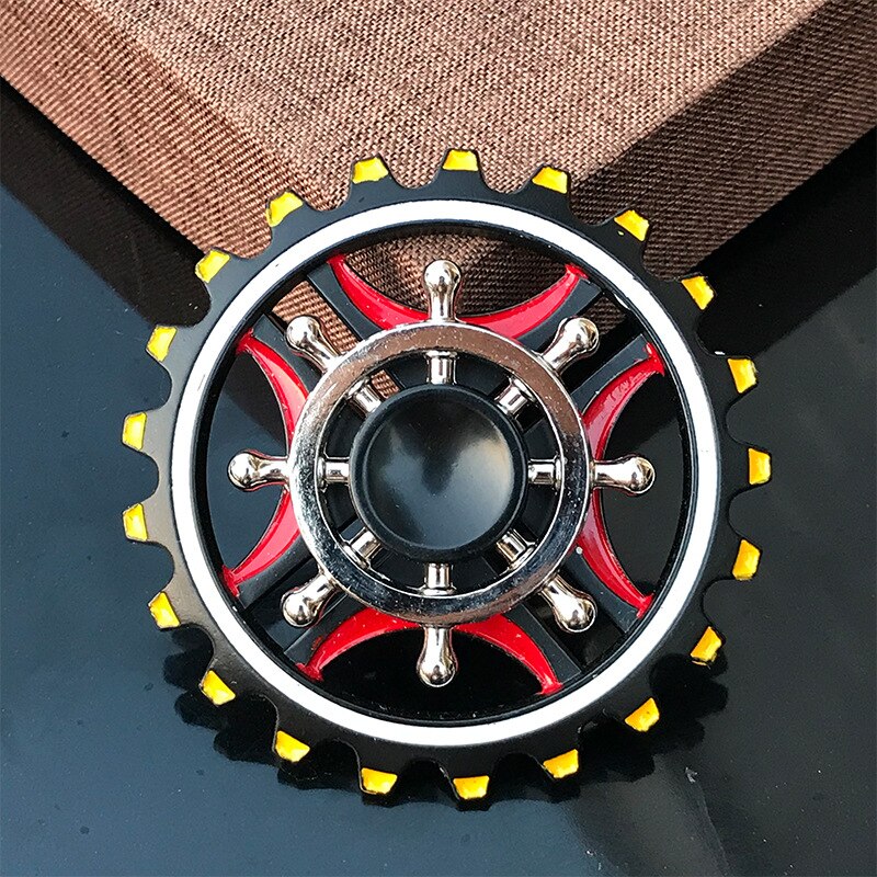 Zinc Alloy Metal EDC Fidget Spinner Double Layer Hand Spinner Anxiety Stress Relief Finger Toys Tin Box Package for Boys