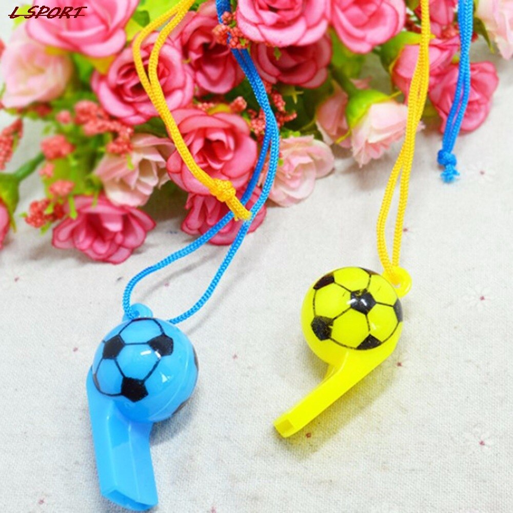 2 stuks voetbal rugby cheerleading fluitjes erwtenfans fluitje scheidsrechter sportfeest training school kleurrijk willekeurige kleur
