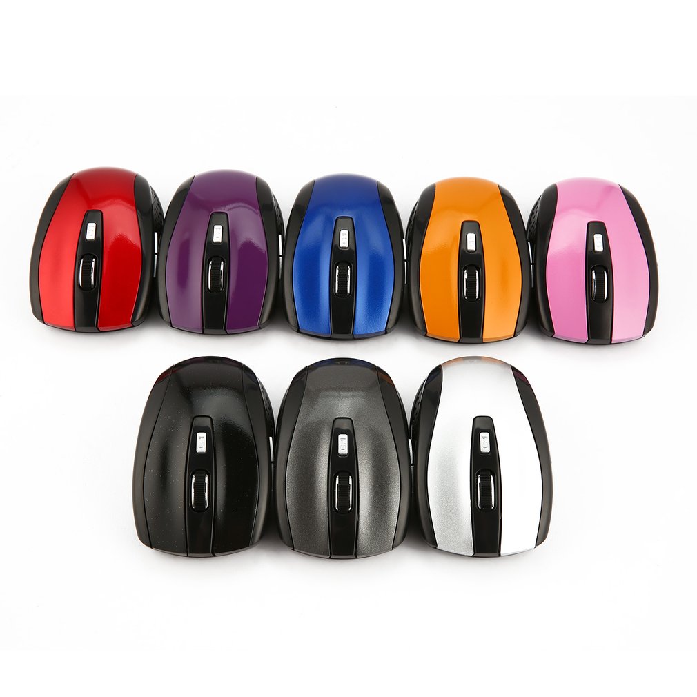 2.4Ghz Wireless Mouse 1600Dpi Portable Intelligent Gaming Mouse Optical Rolling Gamer Mice USB Receiver For PC Laptop Computer