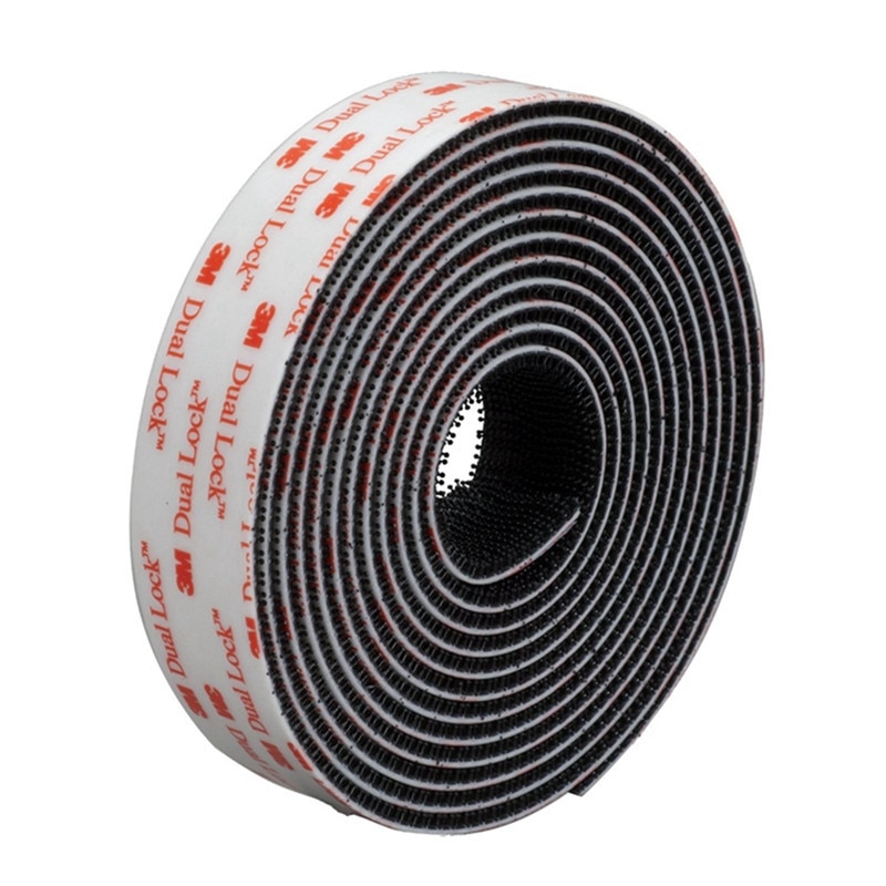 Velcros Type 400 3M Dual Lock SJ3551 Width 25.4mm Black VHB Mushroom Adhesive Reclosable Fastener Tape 3M Tape 50cm/1m/2m/5m