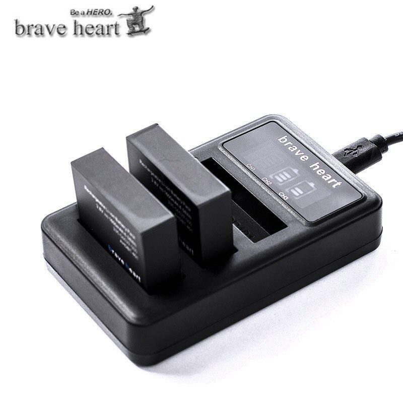 gopro 4 Digital Batteries Hero 4 Gopro Go Pro Hero4 Battery +3lots Charger + battery case For Gopro Hero 4 hero4 black camera