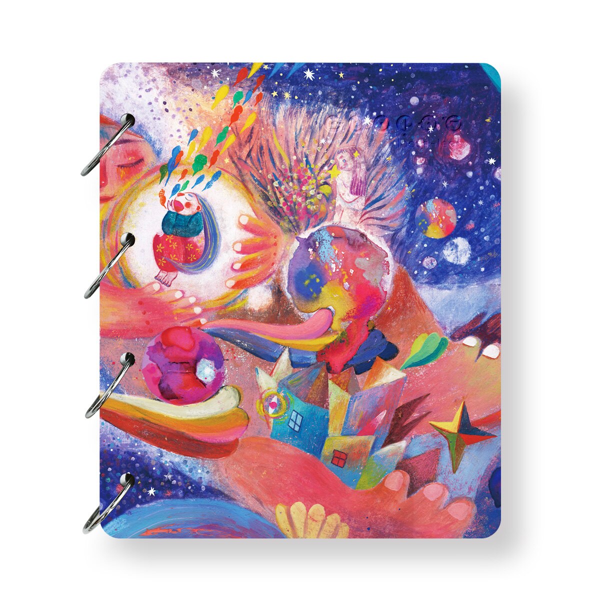 Cute Loose-leaf book illustration hand-painted book illustration book graffiti: 02