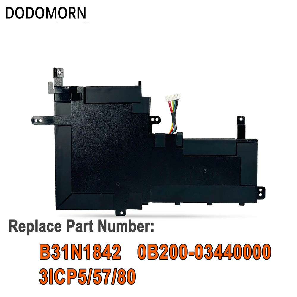 B31N1842 Battery For ASUS VivoBook 15 X513EA K513EA S513EA S531FA S533UA F513EA F513EP F513IA Batteries 11.52V 42Wh 3653mAh