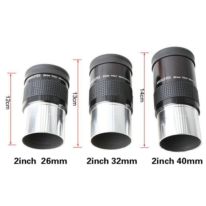 Angeleyes 2inch 26mm 32mm 40mm Eyepiece Metal Hd Fully Multi-coated for Astronomy Telescope Accessory