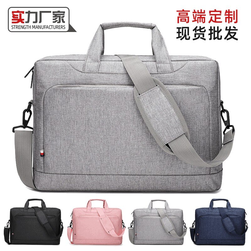 Laptoptas grote capaciteit laptoptas enkele schoudertas aktetas kantoortas leren laptoptas zijtas voor heren