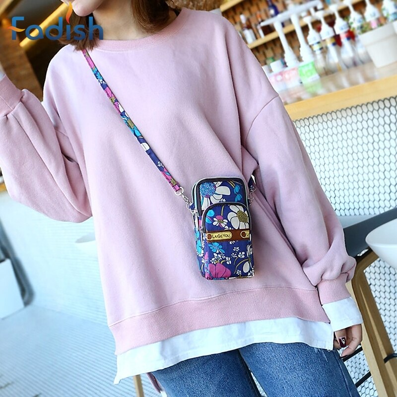 Vrouwen Crossbody Mobiele Telefoon Schoudertas Pouch Case Riem Handtas Portemonnee Portemonnee JUL31