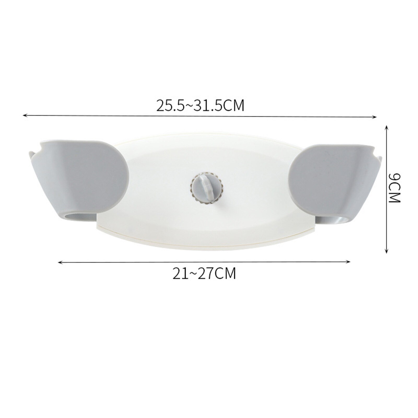 Pot réglable porte-couvercle mural support suspendu pour Pan Pot couvercle support cuisine organisateur en plastique cuisine support de rangement