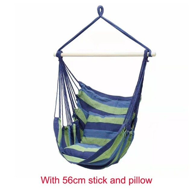 Hanging Hammock Strong 5 Color 150kg Chair Adult Cradle Student Dormitory Furniture Hammock Swing Relax Dorm: 4