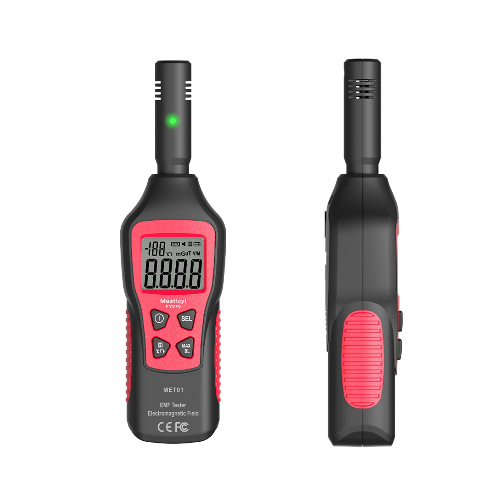 Digital EMF Meter Reader Electromagnetic Field Radiation Detector 5HZ-3500MHz 3 In 1 Household Electromagnetic Field Taster With