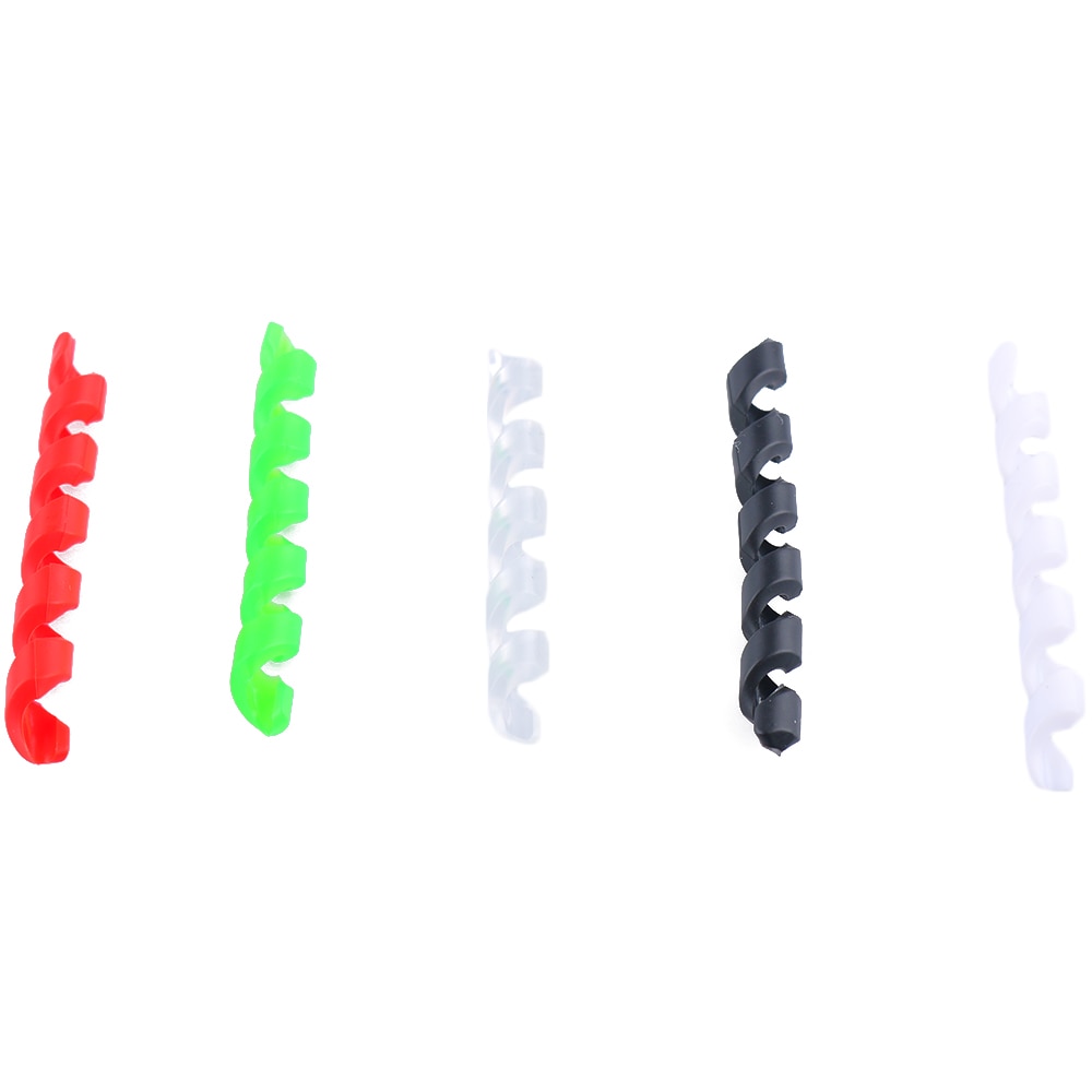 5Pcs Fiets Kabel Protector Lijn Pijp Mouw Remleiding Frame Bescherming Ultralight Rubber Anti-Wrijving Fietsen Fiets Accessoire