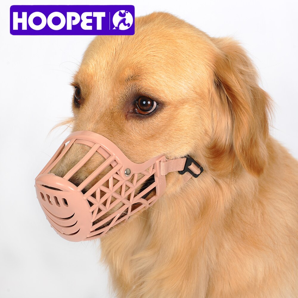 HOOPET-cesta de malla de plástico suave para perro Baskerville Ultra, bozal sin morder, cómoda, protege los muebles, proveedores para perros