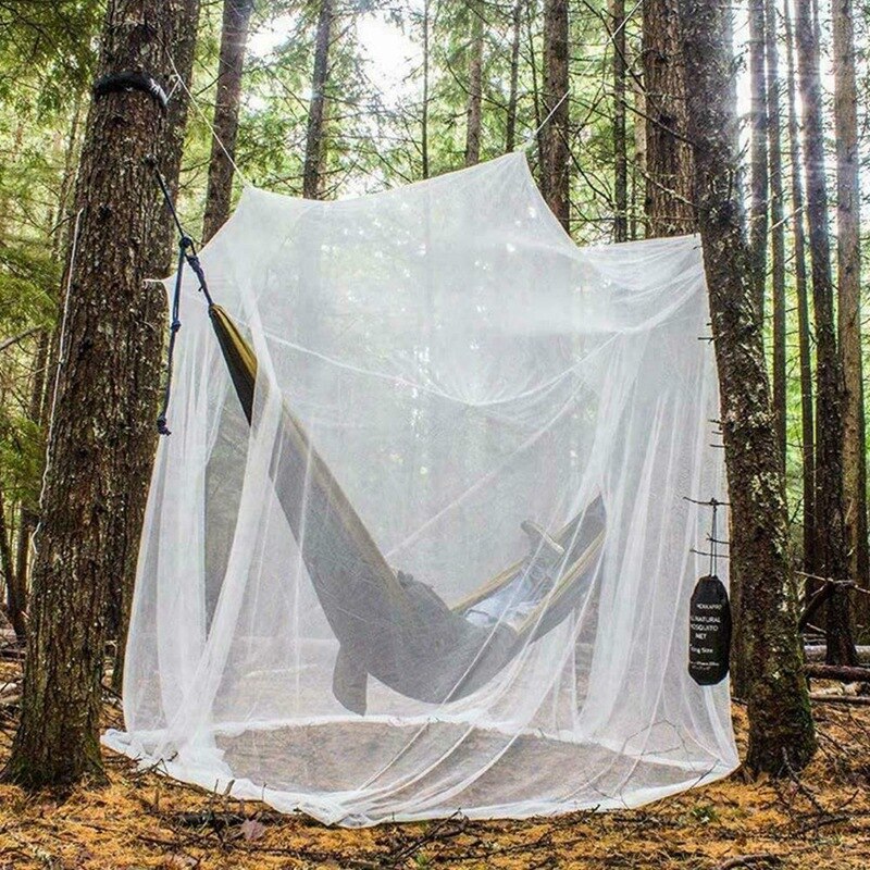 Large White Camping Mosquito Net Indoor Outdoor Insect Storage Tent