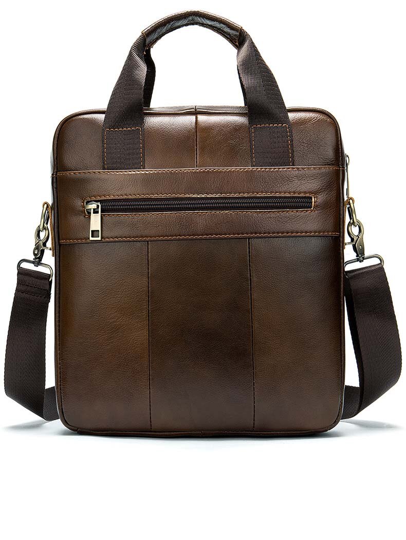 Male Bags Set Famous Brand Man Leather Messenger Bag Male Cross Body Shoulder Business Bags For Men in brown