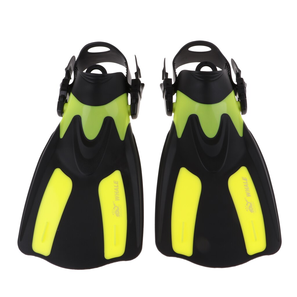Open-Heel Foot Flippers Well-Balanced Diving Fins Flippers for Travelling Scuba Dive Swimming Practice Training