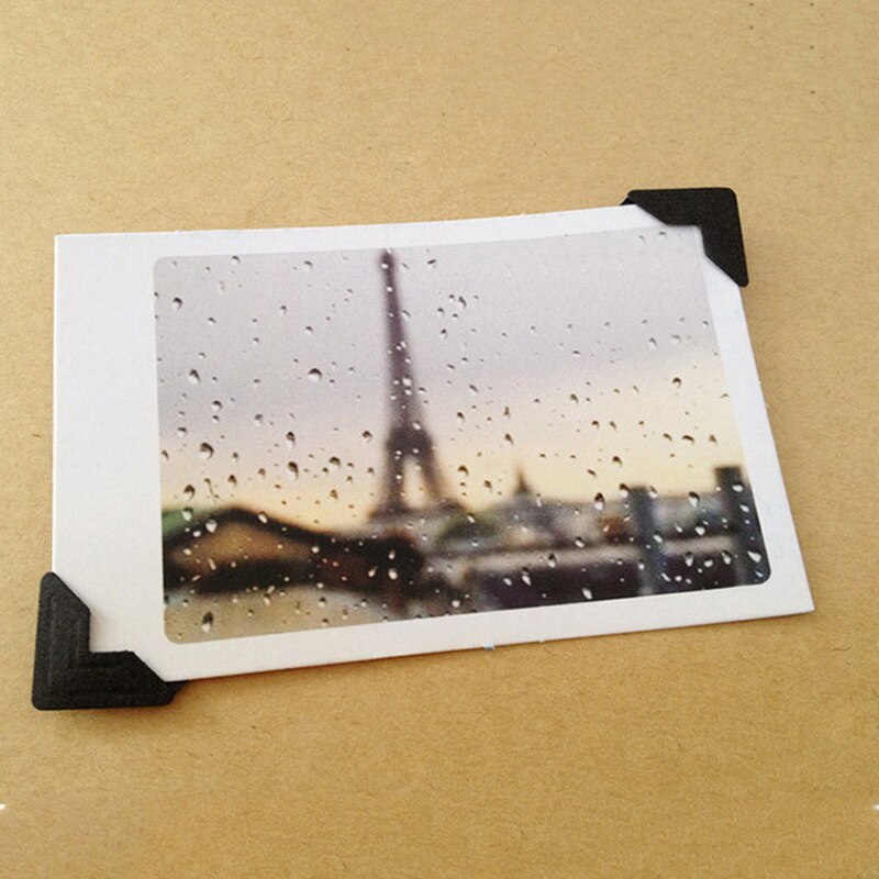 24 stk fotohjørne scrapbog papir fotoramme billeddekoration scrapbooking diy postkort hjørne beskytter