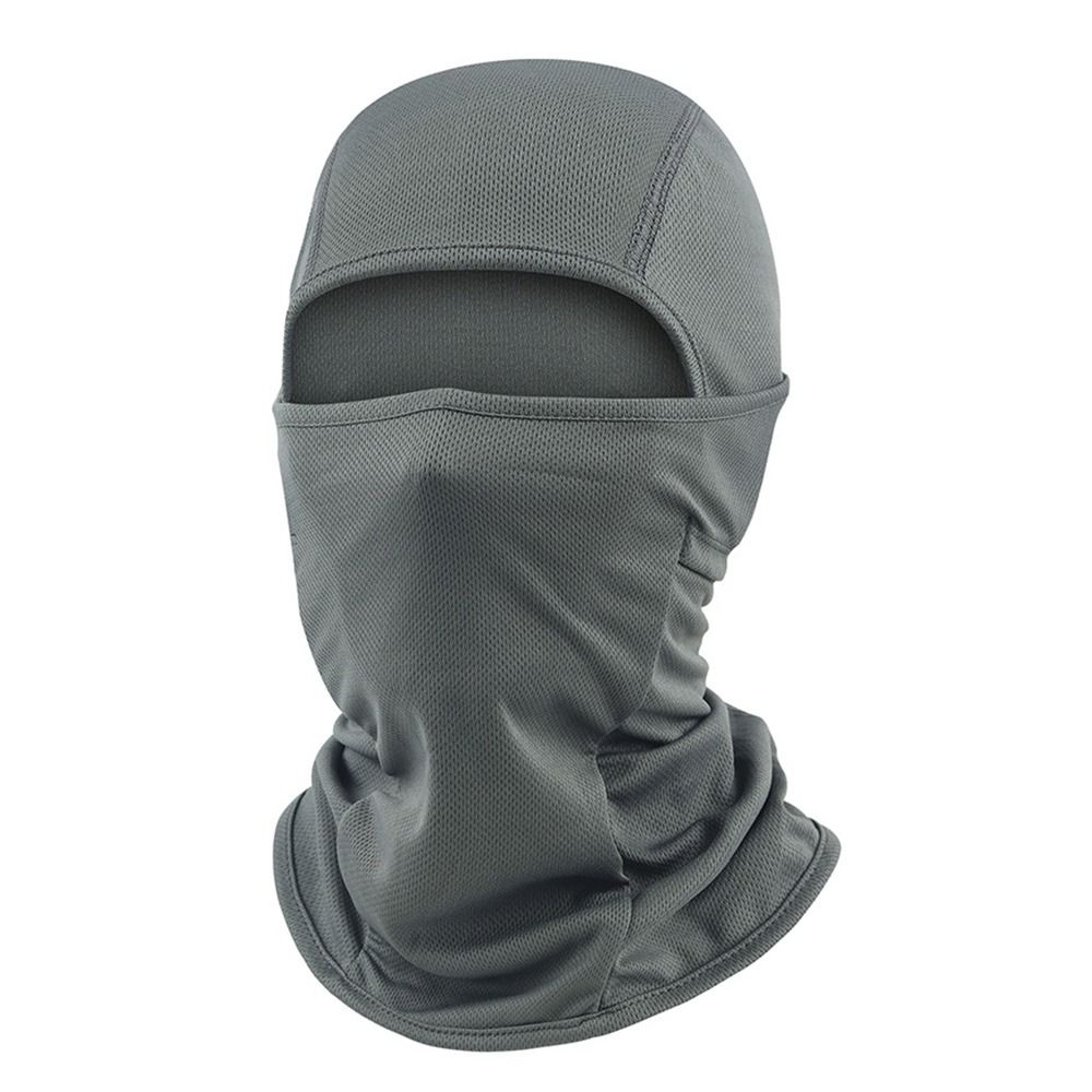 Caps Cycling Balaclava Full Face Ski Cover Bicycle Hat Windproof Breathable Anti-UV Motocross Motorcycle Helmet Liner Hats: black