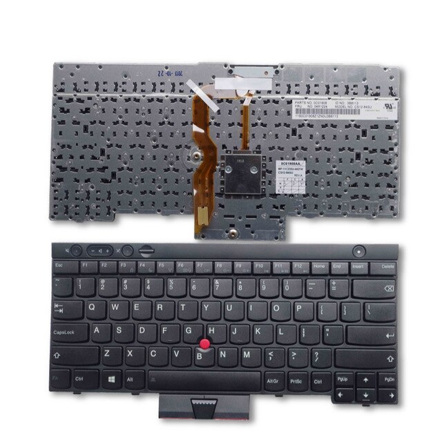 teclado para Lenovo ThinkPad L530 T430, T430S, X230, W530, T530I, T430I, 04X1263, 04W3048, 04W3123: US