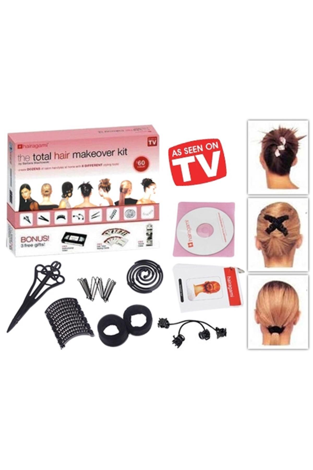 Hairagami-Set de 12 piezas con de pelo y Dvd