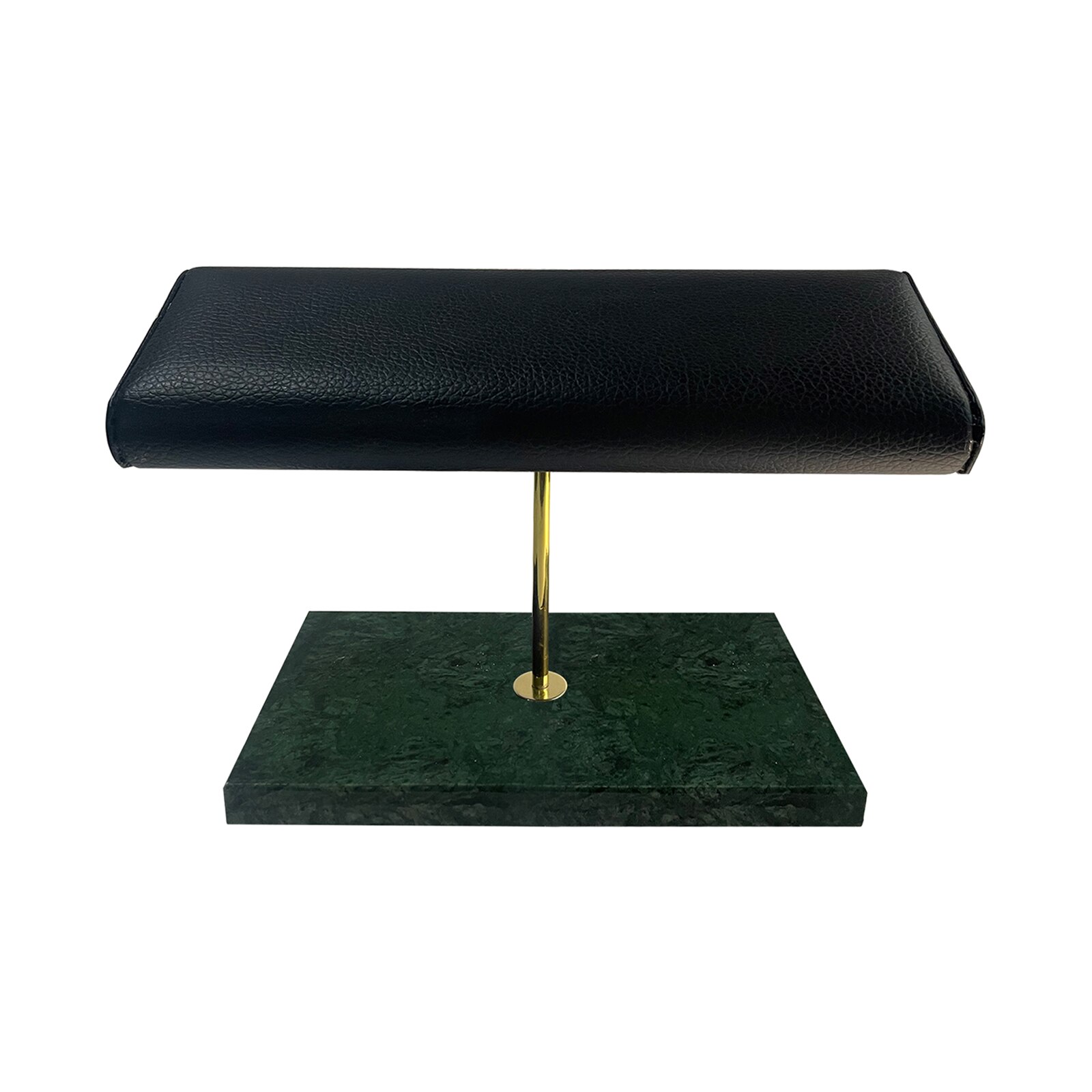 PU Leather Marble Watch Stand Holder Bracelet Bangles Watch Placement T-Bar Rack Jewelry Hard Display Stand Storage Holder: green L