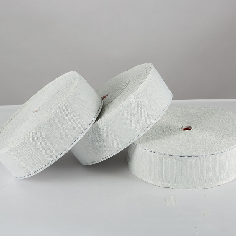 Rideau résistant à poinçonnage | Bande plissée, accessoires de tissu de rideau, bande à crochet romain, bandes d'anneau en tissu blanc Non tissé