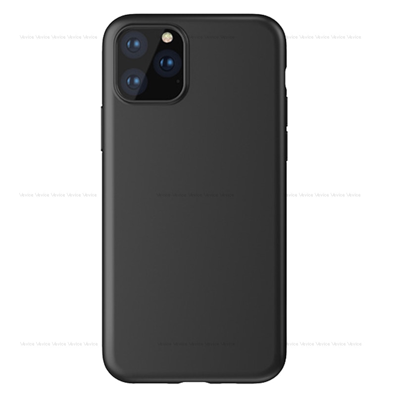 Plain Black TPU Cases For iPhone 11 Pro Max Cover Matte Case For Apple iPhone 11 11Pro Max 6.5 5.8 6.1 inch Slim Coque Capa