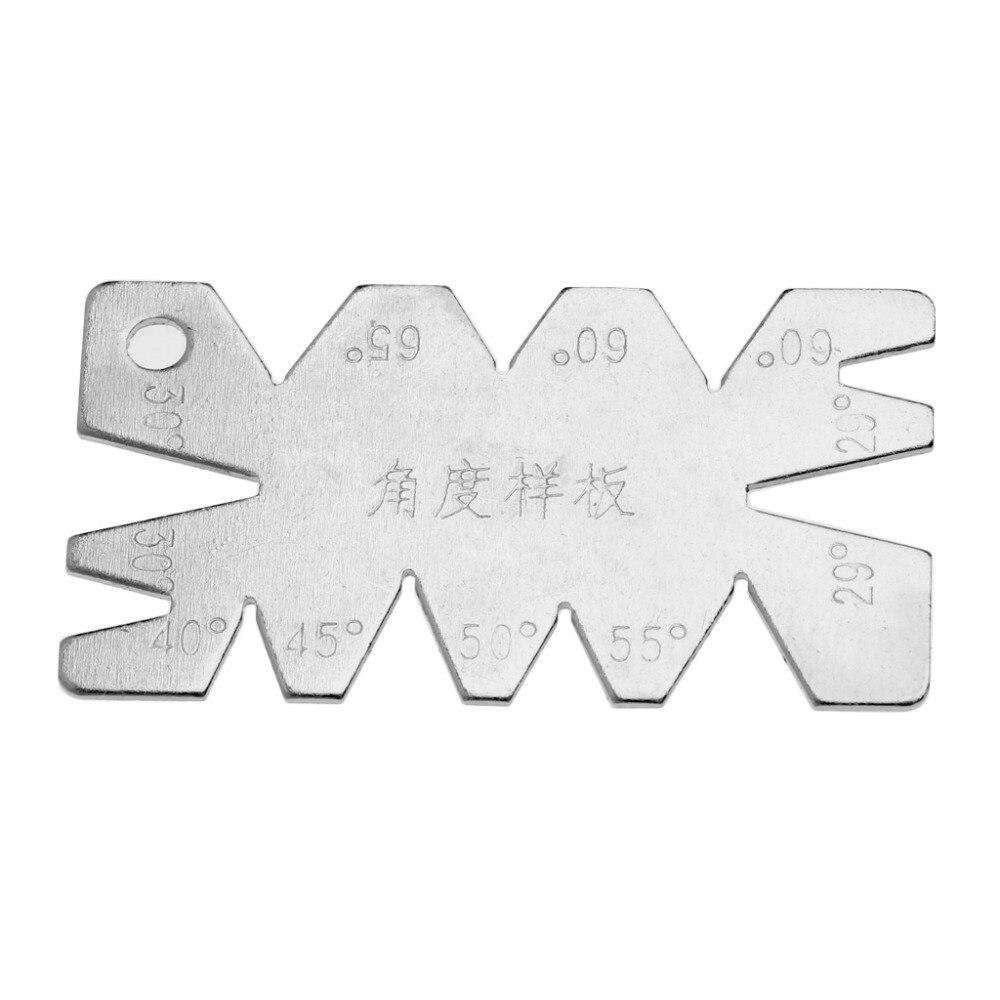 Screw Thread Cutting Angle Gage Gauge Measuring Model Tool Stainless Steel Measture Tools