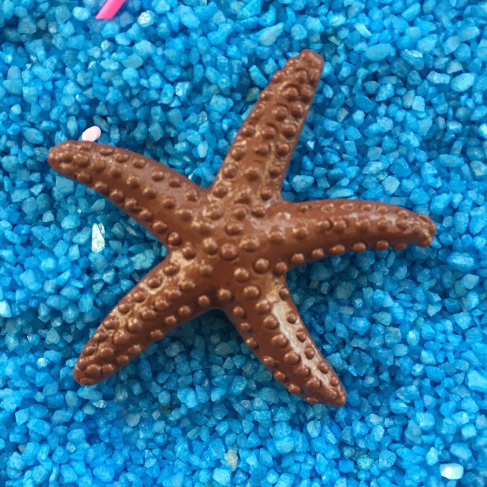 Miljövänlig plaststrand kust simulering sjöstjärna diy hantverk prydnad dekor