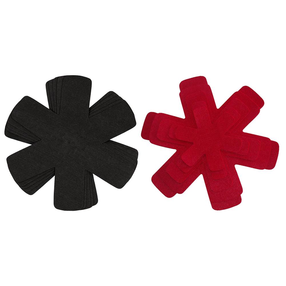 Protectores antideslizantes y antiarañazos para mesa para ollas y sartenes, esterilla de protección para vajilla del hogar