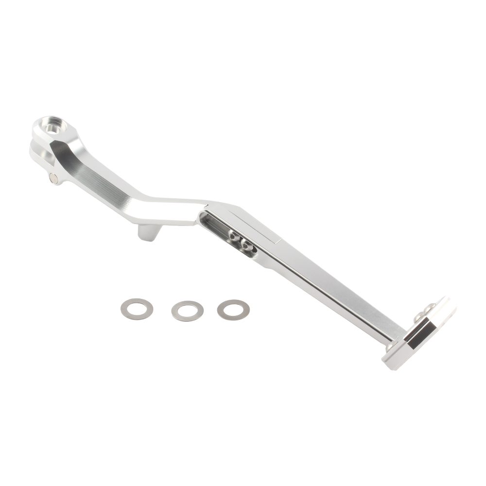 Enduro-motocrossaccessoires voor surron parts, standaards, zijstandaards, antislip parkeersteunen, verlichting, bee x e-bike, motorfiets: Zilver