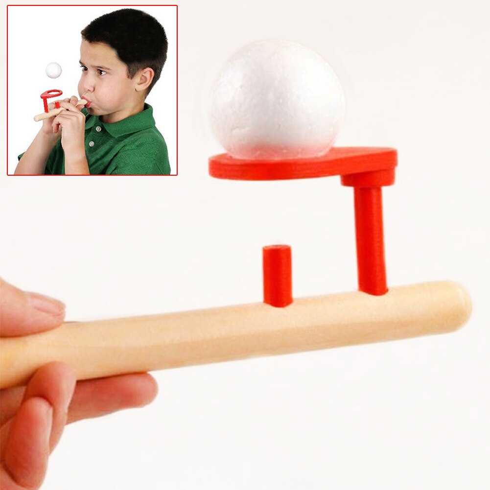 Funny Educatief Speelgoed Baby Balans Training Klap Bal Staaf Jongens Meisjes Houten Speelgoed Nostalgische Kids Blowing Bal